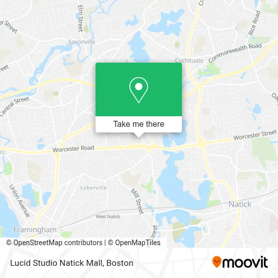 Lucid Studio Natick Mall map