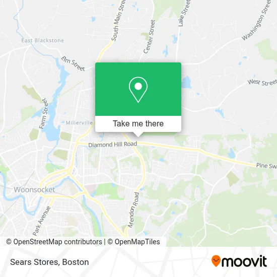 Sears Stores map