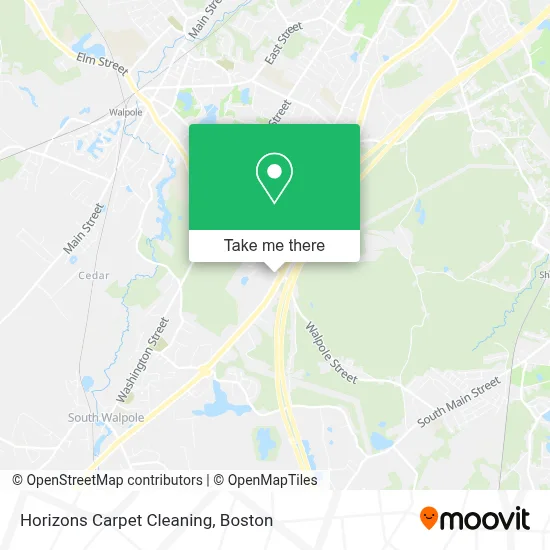 Horizons Carpet Cleaning map