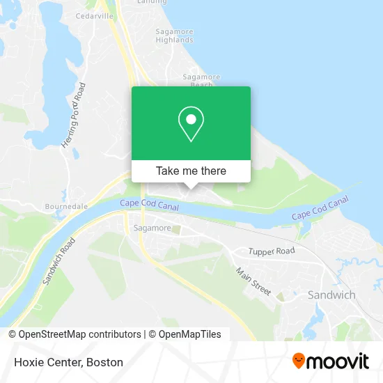 Hoxie Center map