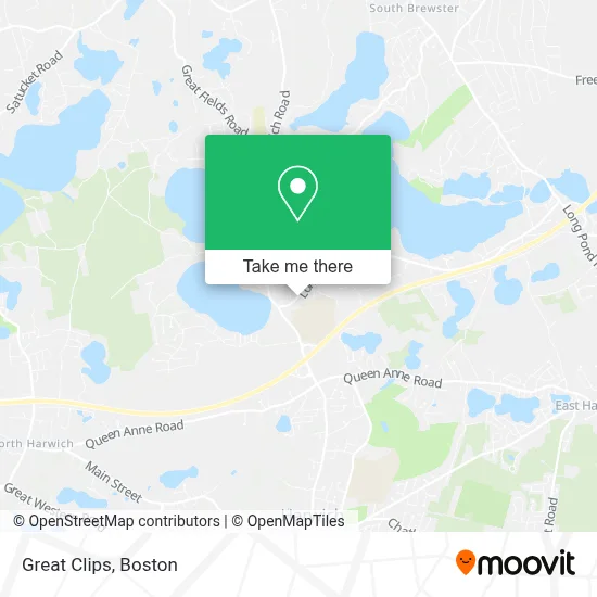 Great Clips map