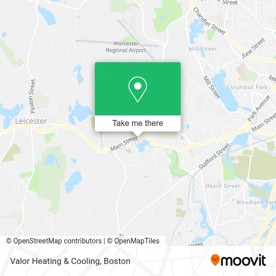 Valor Heating & Cooling map