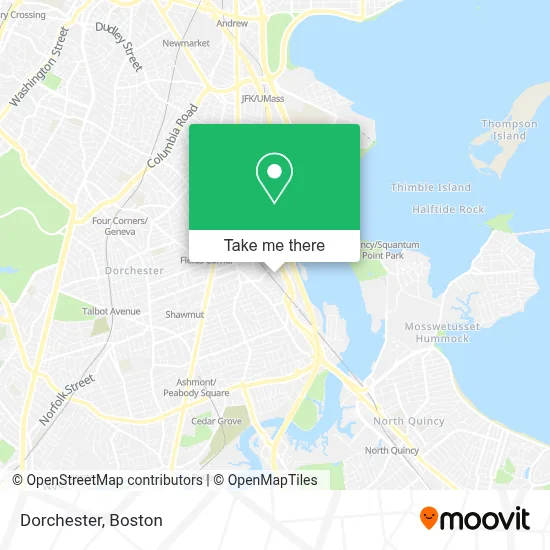 Dorchester map