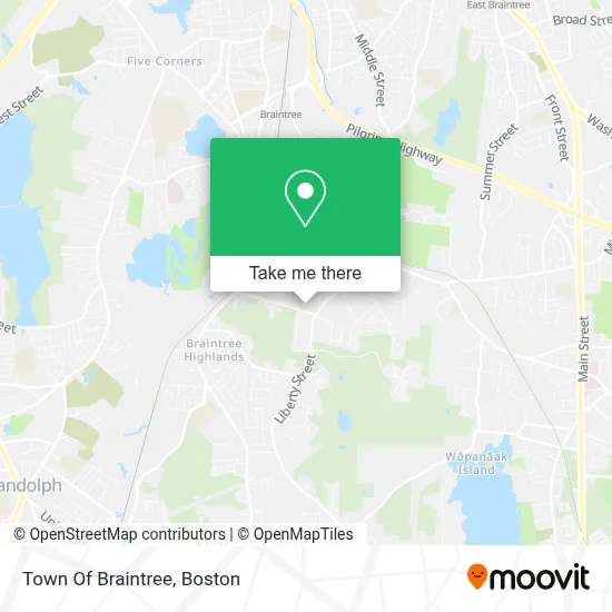 Town Of Braintree map
