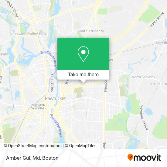 Amber Gul, Md map