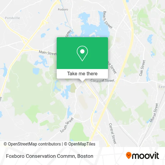 Foxboro Conservation Commn map