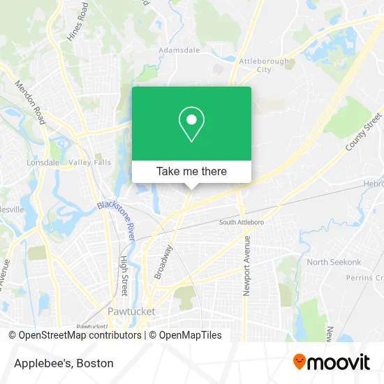 Applebee's map
