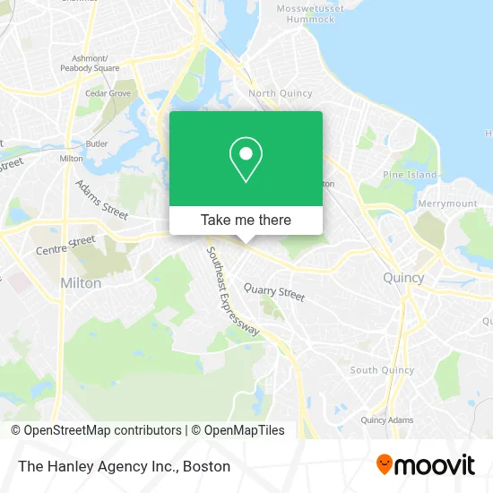 The Hanley Agency Inc. map