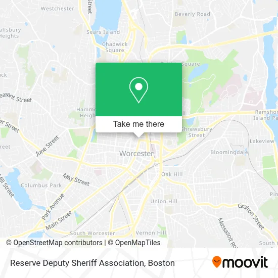 Reserve Deputy Sheriff Association map
