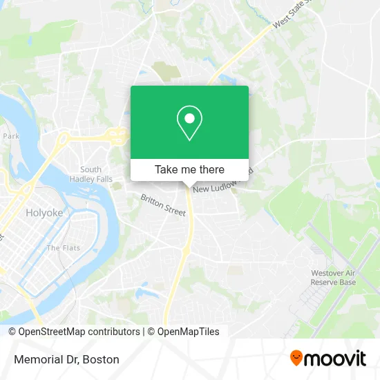 Memorial Dr map