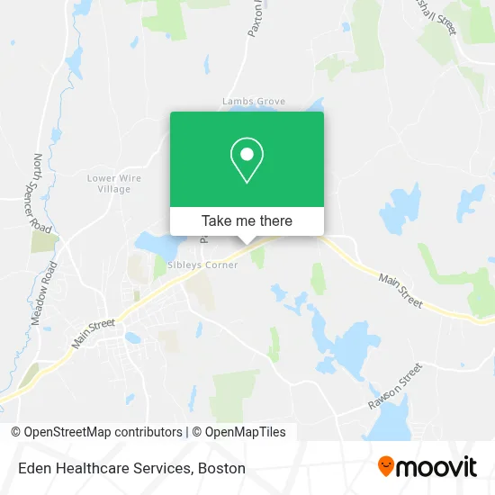 Eden Healthcare Services map