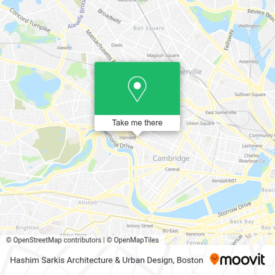Hashim Sarkis Architecture & Urban Design map