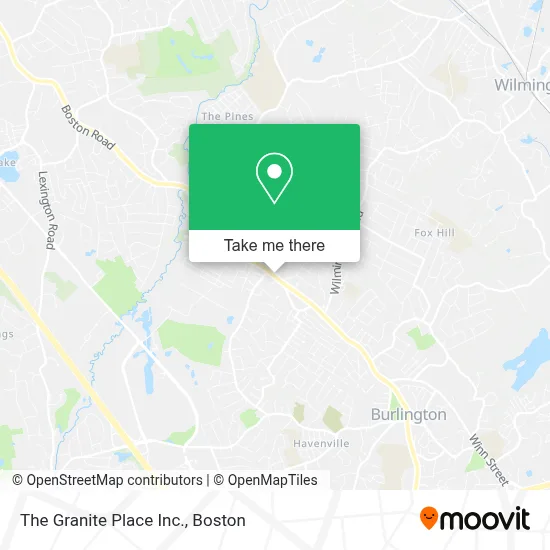 The Granite Place Inc. map