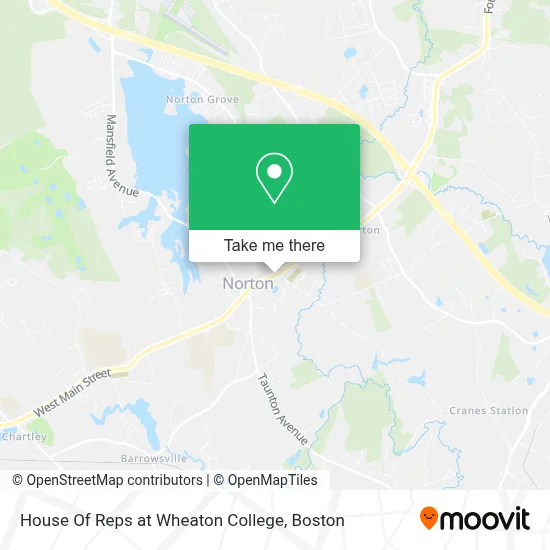House Of Reps at Wheaton College map