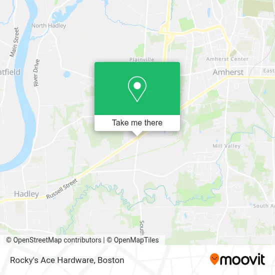 Rocky's Ace Hardware map