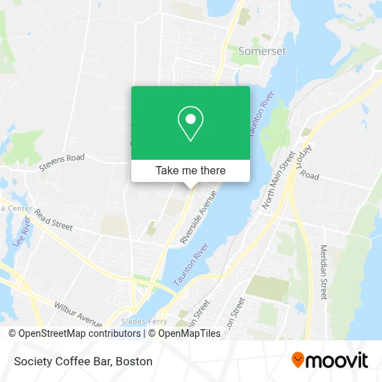 Society Coffee Bar map