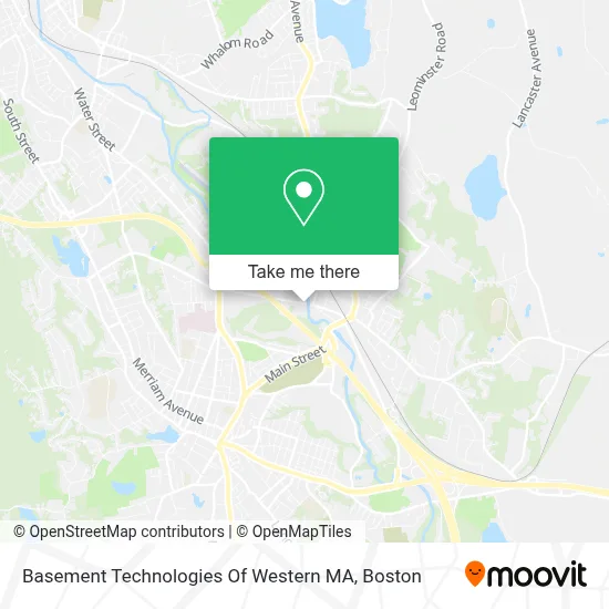 Basement Technologies Of Western MA map