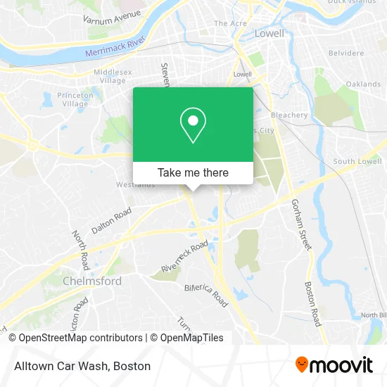 Alltown Car Wash map