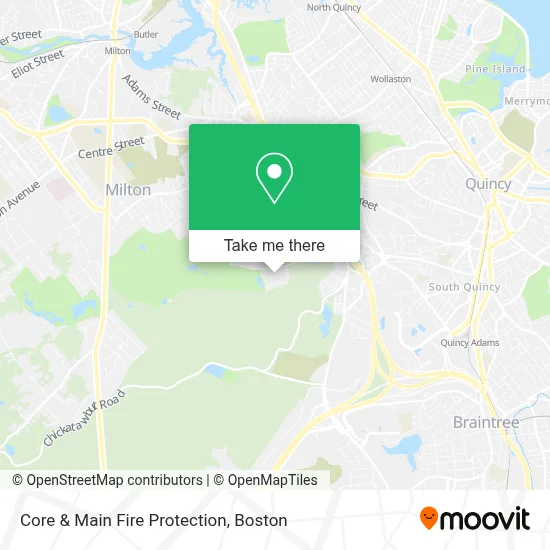 Core & Main Fire Protection map