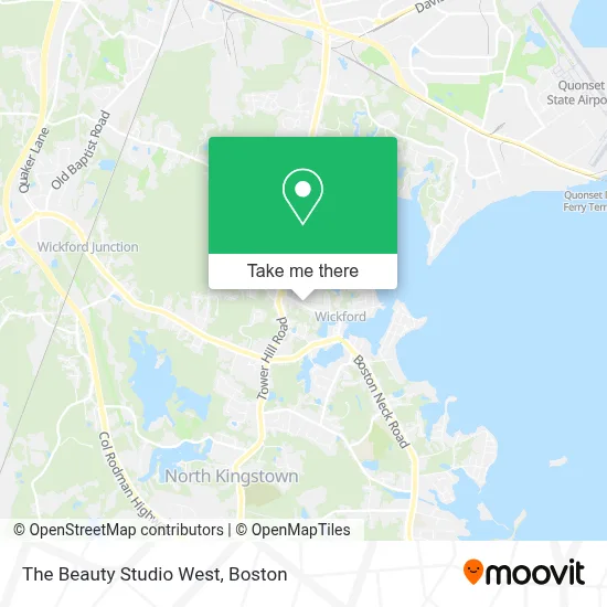 The Beauty Studio West map