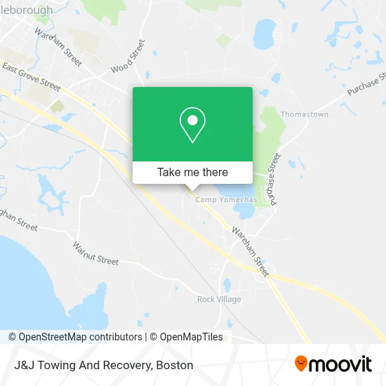 J&J Towing And Recovery map