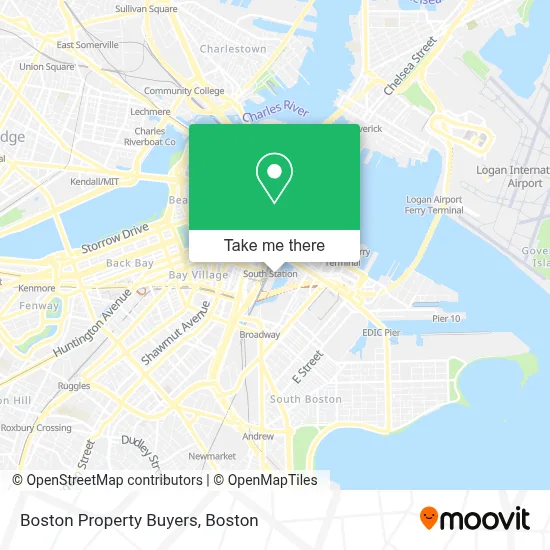 Boston Property Buyers map