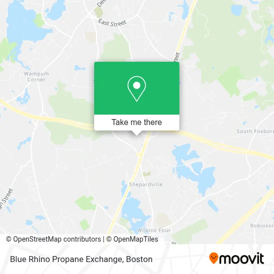 Blue Rhino Propane Exchange map