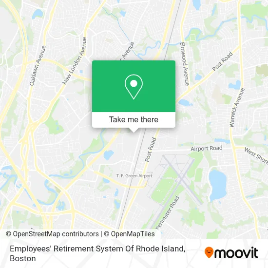 Employees' Retirement System Of Rhode Island map