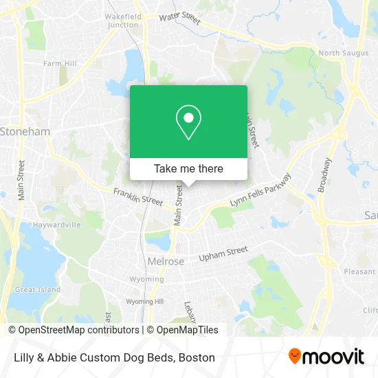 Lilly & Abbie Custom Dog Beds map