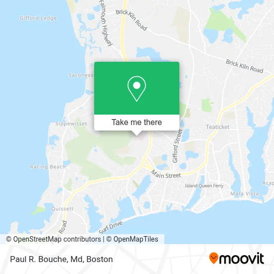 Paul R. Bouche, Md map