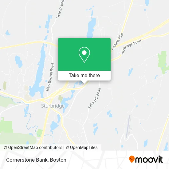 Cornerstone Bank map