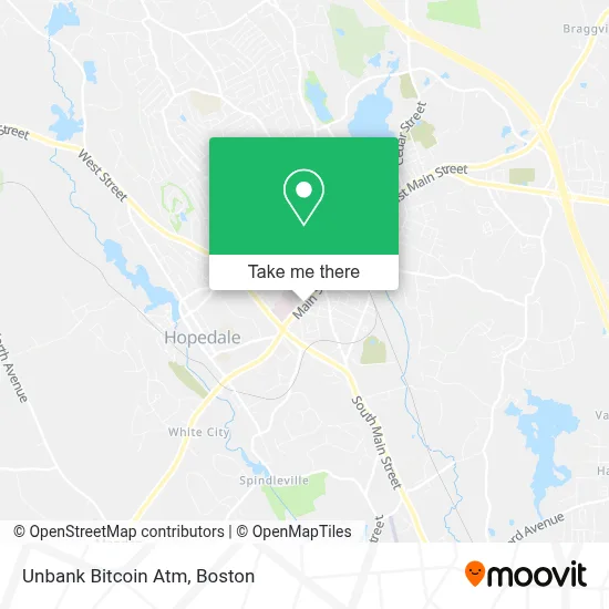 Unbank Bitcoin Atm map