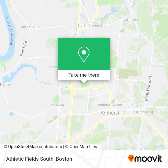 Athletic Fields South map