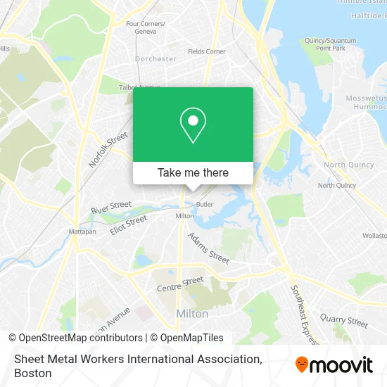 Sheet Metal Workers International Association map