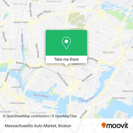 Massachusetts Auto Market map