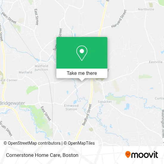 Cornerstone Home Care map