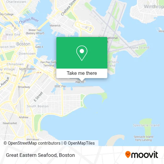 Great Eastern Seafood map