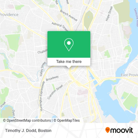 Timothy J. Dodd map