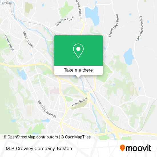 M.P. Crowley Company map