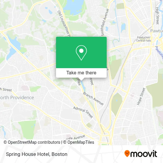 Spring House Hotel map