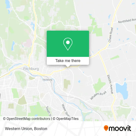 Western Union map
