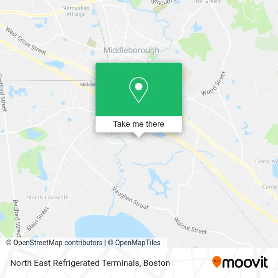 North East Refrigerated Terminals map