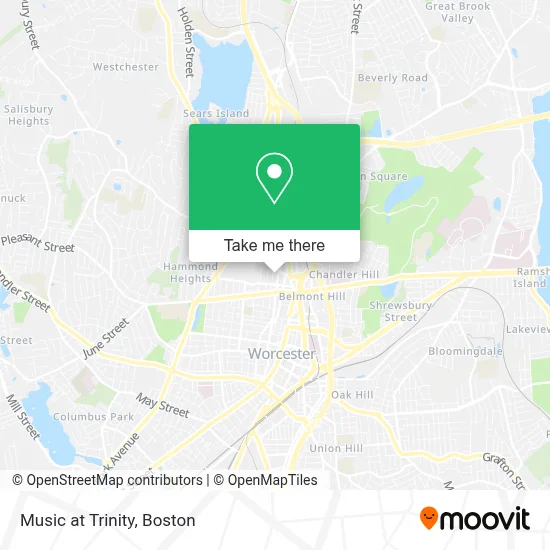Music at Trinity map