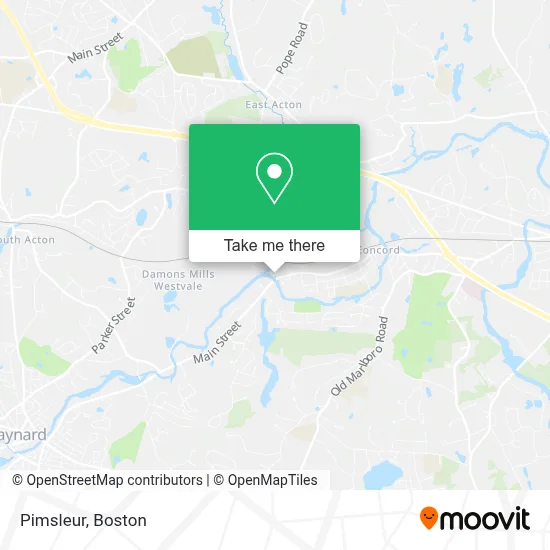 Pimsleur map