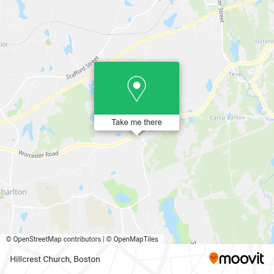 Hillcrest Church map