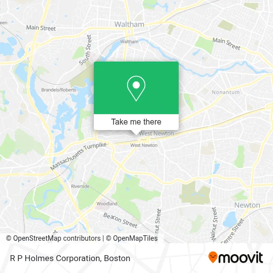 R P Holmes Corporation map