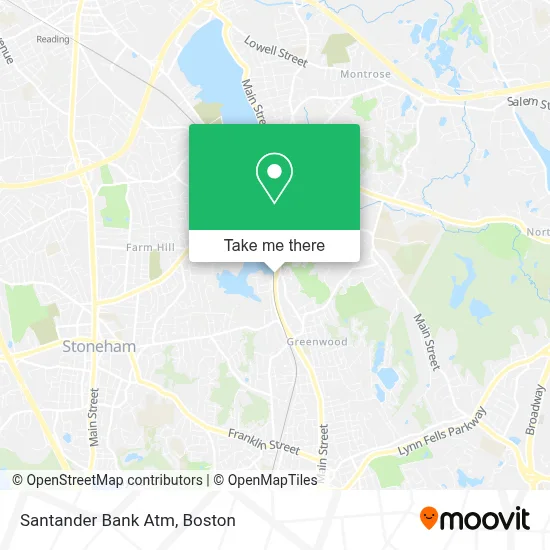 Santander Bank Atm map