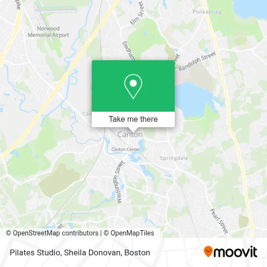 Pilates Studio, Sheila Donovan map