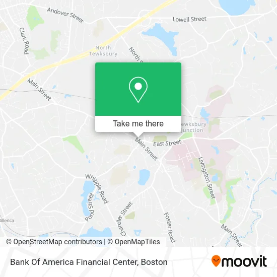 Bank Of America Financial Center map