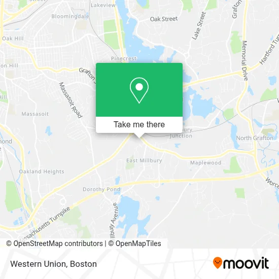 Western Union map